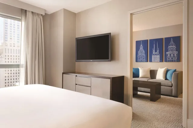 جناح بسريرين مزدوجين، Hilton Chicago Magnificent Mile Suites 3/7