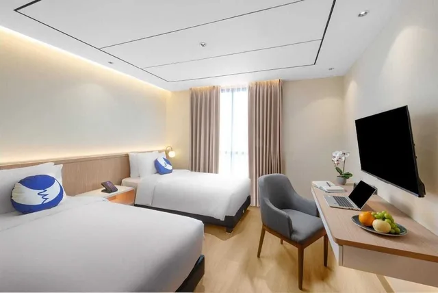 غرفة سوبيريور بسريرين منفصلين، FOX LITE Hotel Majalaya 2/8