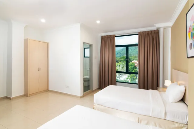 شقة ديلوكس بغرفتي نوم، Golden View Serviced Apartment 1/5