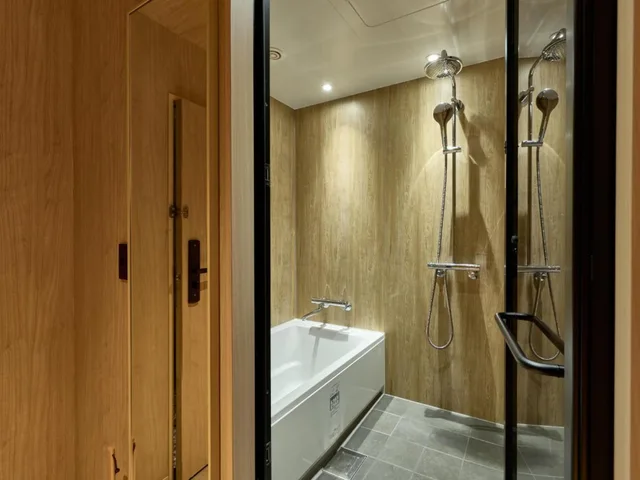 غرفة كبيرة بسريرين منفصلين، The New Hotel Kumamoto 4/5