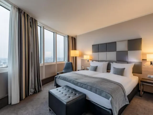 غرفة بسرير كوين، Garner Hotel Berlin - Spandau 3/8