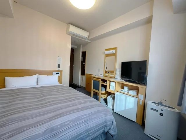 غرفة بسرير نصف مزدوج للمدخنين، Hotel Route-Inn Aizuwakamatsu 4/5