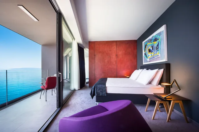 غرفة سوبيريور بسرير مزدوج بإطلالة على البحر بشرفة، Boutique & Design Hotel Navis 5/10