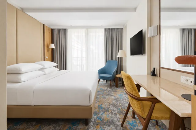 غرفة بسرير كينج بإطلالة على البحر، Hotel Budva 4/5