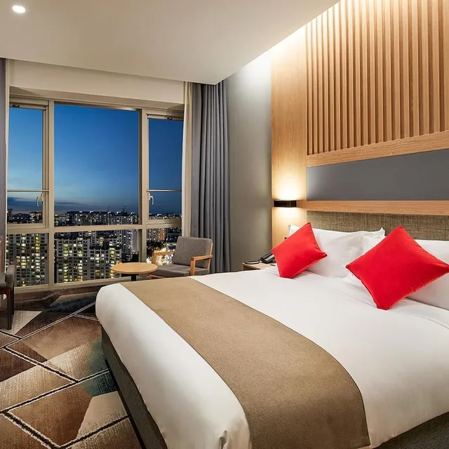 غرفة ديلوكس بسرير مزدوج، Staz Hotel Premier Dongtan 7/10