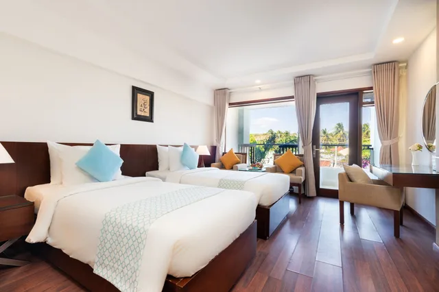 غرفة سوبيريور بسرير كينج بإطلالة على المدينة، Hoang Ngoc Beach Resort 3/10
