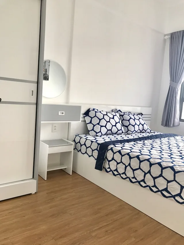 شقة بانورامية بسريرين كينج بإطلالة على النهر بغرفتي نوم، T5 Masteri Apartment 2/4