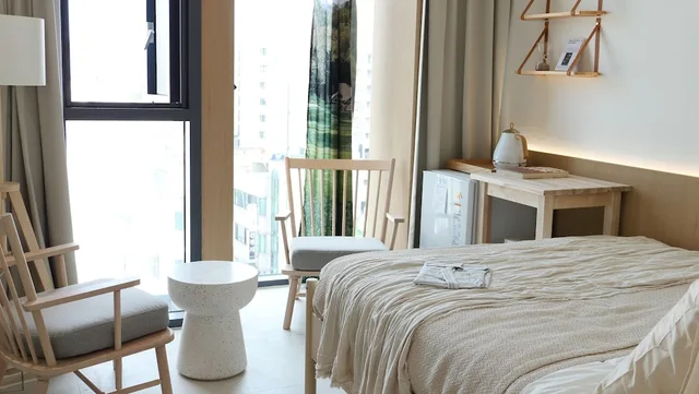 غرفة كلاسيكية بسرير مزدوج، Jeju Slim Hotel 3/7
