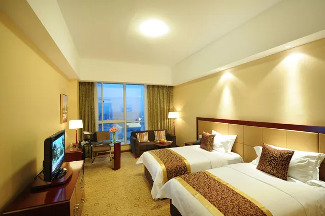 غرفة ديلوكس بسريرين منفصلين، Qingdao Chengyang Detai Hotel 1/2