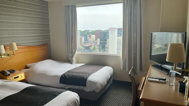 غرفة اقتصادية بسريرين منفصلين، Apa Hotel Mito-Ekimae 2/2