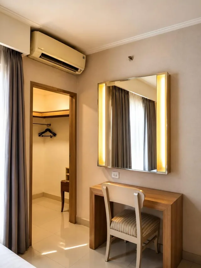 غرفة بزنس ديلوكس بسرير كوين بغرفة نوم واحدة، Grand Tropic Suites Jakarta 3/3