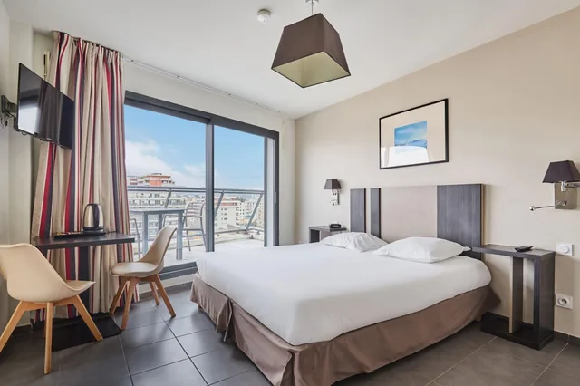 استوديو سوبيريور بشرفة، Appart hotel Odalys City Marseille Centre Parc Chanot Velodrome 4/8