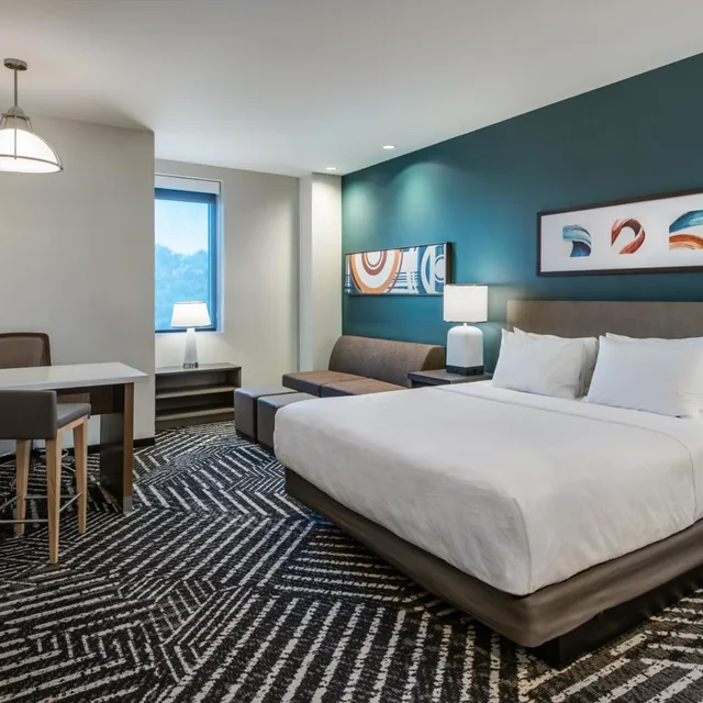 جناح بسرير كينج بغرفة نوم واحدة بمطبخ بحوض استحمام لذوي الإعاقة، Hyatt House Bwi Airport/baltimore 1/5