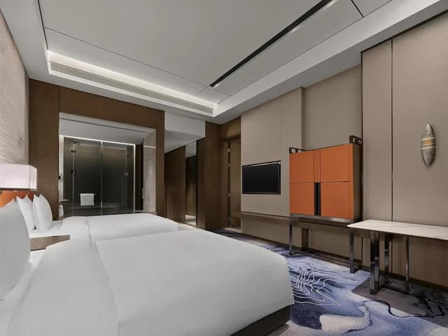 غرفة بسريرين منفصلين، Hilton Guiyang Hotel 6/11