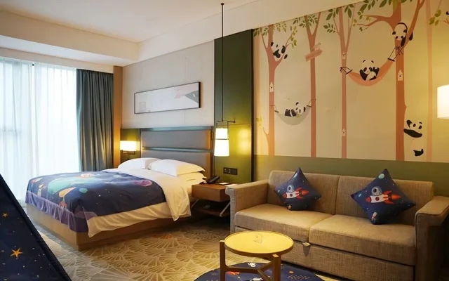 غرفة عائلية بسرير كينج، DoubleTree by Hilton Ya an 5/10