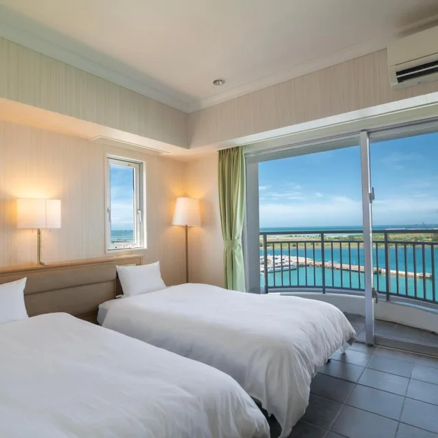 غرفة اقتصادية بسريرين منفصلين، Hotel East China Sea 1/4