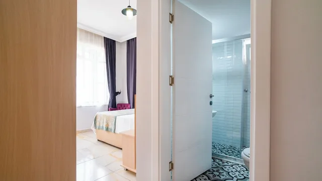 غرفة ديلوكس بسرير كوين، My Home Hotel Gulluk 9/9