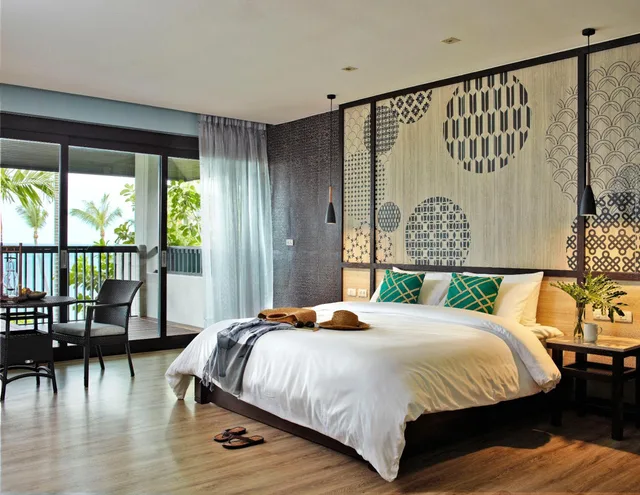 جناح بسرير كينج بإطلالة على البحر بجاكوزي، Sareeraya Villas and Suites 1/1