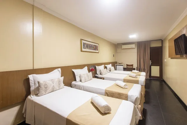 غرفة تنفيذية بسرير مزدوج وسرير فردي، Amuarama Hotel 10/10