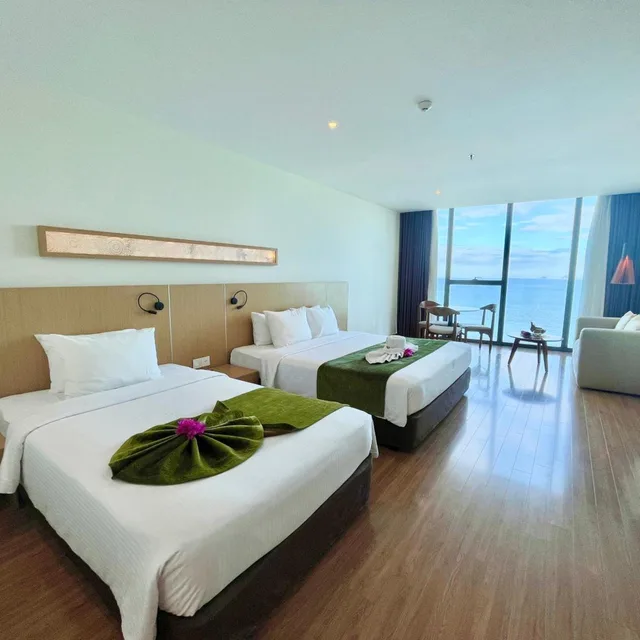 استوديو بإطلالة على البحر، Starcity Bayfront Nha Trang Hotel 2/5