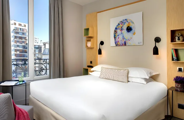 غرفة بسرير مزدوج أو سريرين منفصلين، Chouette Hotel 1/2