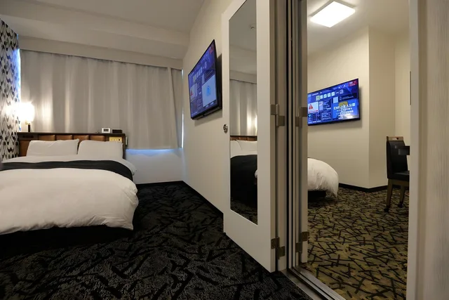 Connecting, Triple, Single, Double Bed, APA Hotel Sagaeki-Minamiguchi 1/1