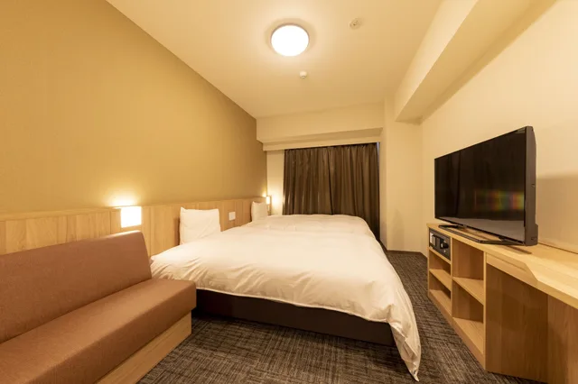 Moderate, Twin Beds, Dormy Inn Mito Hot Spring 1/2