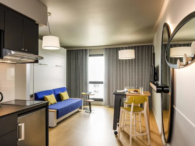 استوديو بسرير مزدوج وسرير فردي مع أريكة، Adagio Access Stuttgart Airport Messe 4/6