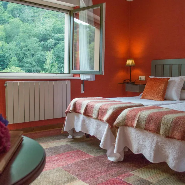 غرفة بسرير مزدوج أو سريرين منفصلين، Hotel Alto Sella 8/10