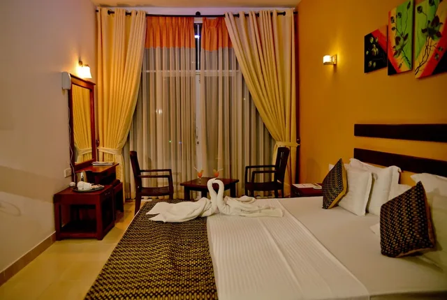 غرفة ديلوكس بسرير مزدوج بإطلالة على المسبح، Ceylan Lodge 6/10