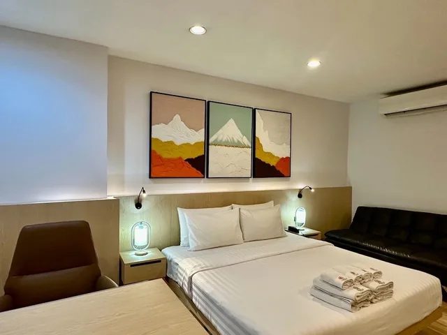 جناح تنفيذي بسرير كينج مع أريكة، SAKURA SKY RESIDENCE 2/10
