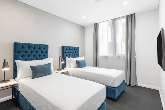 جناح بسريرين منفصلين بغرفة نوم واحدة، Meriton Suites Coward Street 1/5