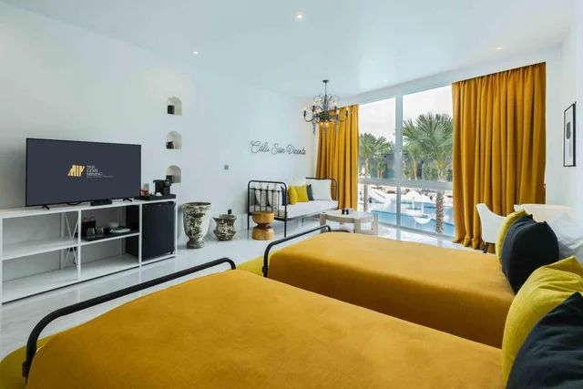 غرفة بإطلالة على المسبح بغرفة نوم واحدة، The Gems Mining Pool Villas Pattaya 4/6