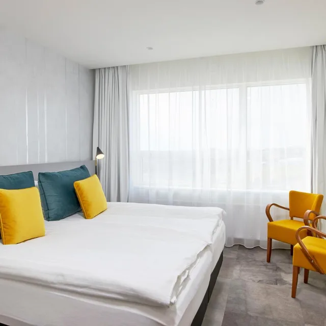 غرفة كبيرة بسرير مزدوج أو سريرين منفصلين، Fosshotel Stykkisholmur 2/8
