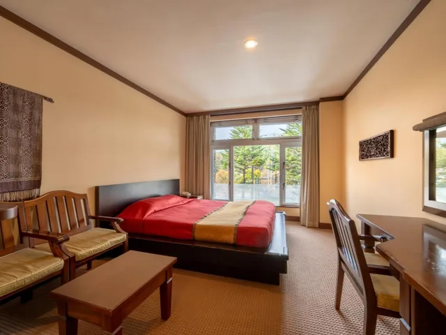 Style, Oriental, Queen Bed، Wellness Forest Nasu 1/3