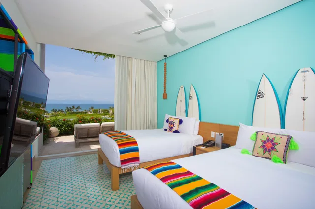 غرفة ديلوكس بسريرين مزدوجين بإطلالة على البحر، W PUNTA DE MITA 3/9