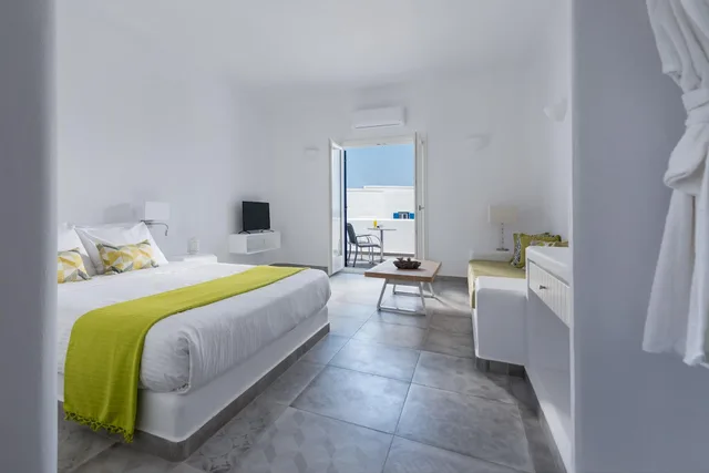 استوديو سوبيريور بإطلالة جزئية على البحر بجاكوزي، Anemomilos Hotel & Apartments 2/7