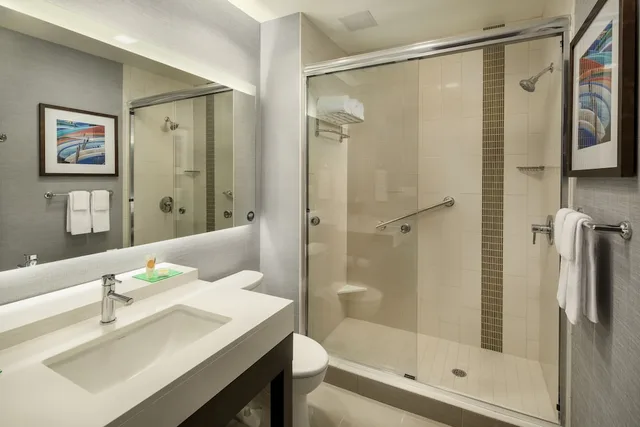 غرفة بسرير كينج مع أريكة في طابق مرتفع، Hyatt Place Santa Cruz 5/6