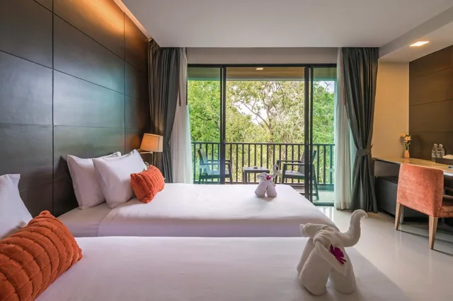 غرفة ديلوكس بسرير مزدوج أو سريرين منفصلين بإطلالة على الحديقة، Aree Tara Resort Krabi 4/10