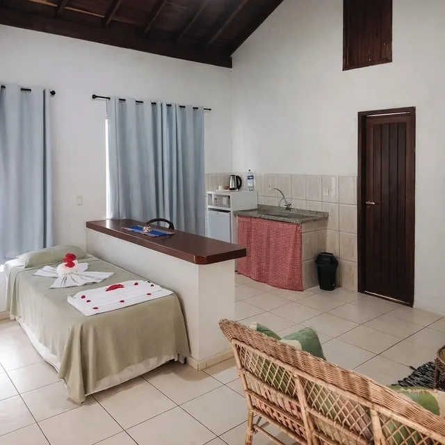 Master, Chalet, 1 Double and 3 Single Beds، Arraial Praia Hotel Pousada 4/8