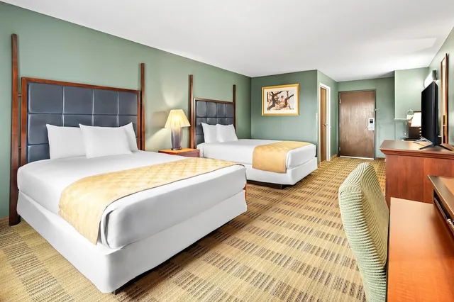 غرفة ديلوكس بسريرين كوين، Americas Best Value Inn Somerville, TX 4/10
