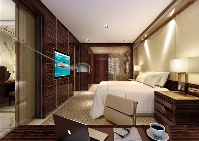 غرفة تنفيذية بسريرين مزدوجين، JW Marriott Hotel Yinchuan 3/6