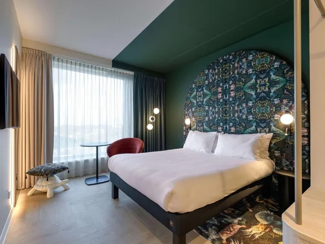 غرفة سوبيريور بسرير مزدوج بإطلالة على المتنزه، ibis Styles Rotterdam Ahoy 2/10
