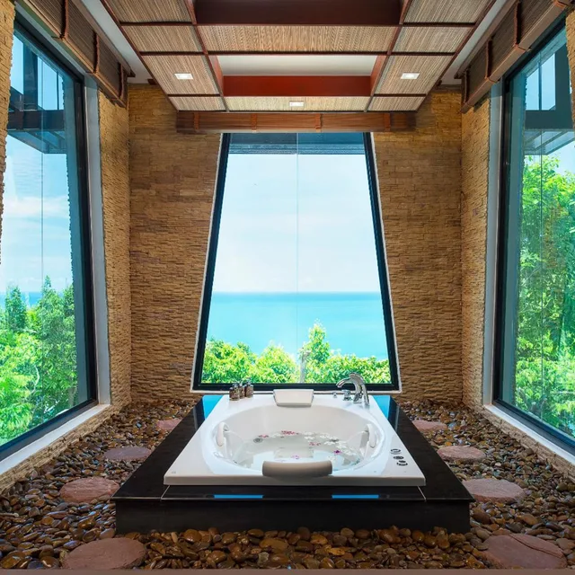 فيلا غراند ديلوكس بإطلالة على البحر بجاكوزي، Panviman Resort Koh Phangan 8/9