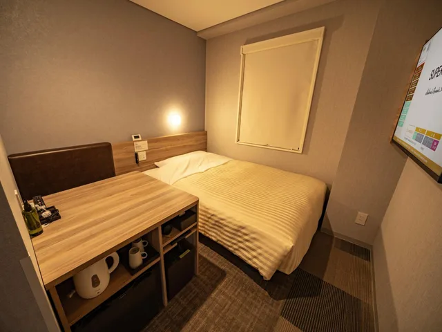غرفة بسرير مزدوج للمدخنين، Super Hotel Shiga Nagahama Tennen Onsen 2/2