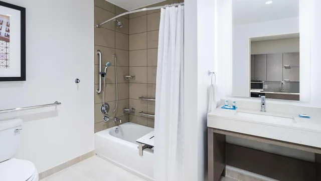 جناح بسرير كينج بغرفة نوم واحدة مع أريكة بحوض استحمام لذوي الإعاقة، HYATT HOUSE WASHINGTON DC / THE WHARF 3/5