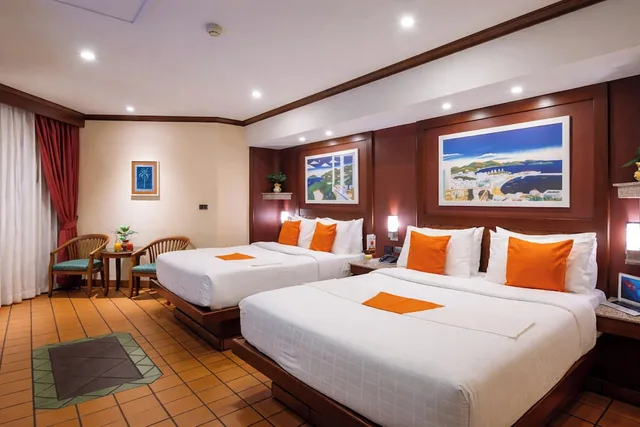 غرفة ديلوكس بسرير كوين وسرير فردي، Pacific Club Resort 4/10