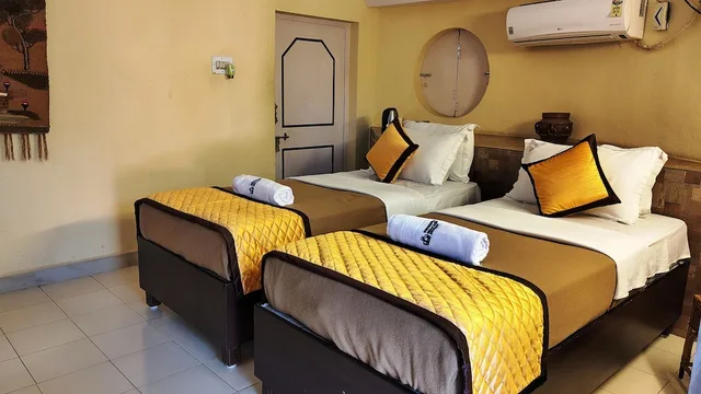كوخ بسرير فردي بإطلالة على الحديقة، KISHKINDA HERITAGE RESORT 4/8