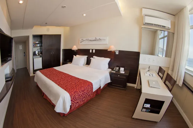 غرفة ديلوكس بإطلالة على الشاطئ، Sol Ipanema Hotel 4/8
