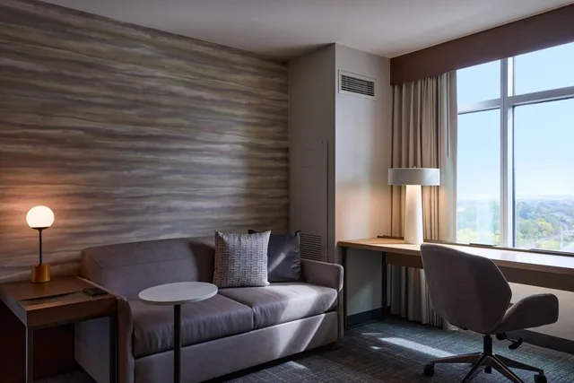 استوديو بسرير كينج بإطلالة على المدينة مع أريكة، Residence Inn Arlington Capital View 2/5